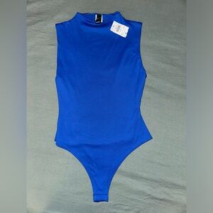 Blue bodysuit